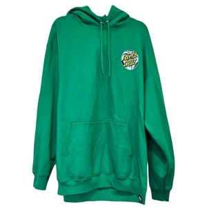 NWOT Mens broken promises x Santa cruz hoodie size XXL color kelly green